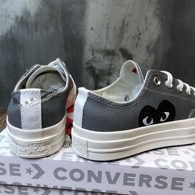 匡威帆布鞋 高版本匡威CONVERSE匡威x川久保玲愛心聯名款帆布板鞋 dx2874